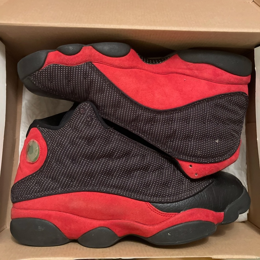 Men's Black and Red Athletic Shoes